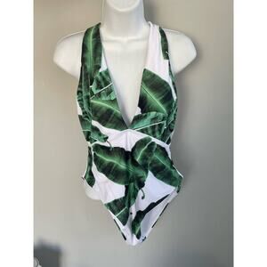 Women's Ladies Swimsuits Deep V One Piece Bathing Suit Sz XL